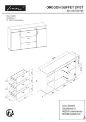 finori OREGON BUFFET 2P 4251182709786 Instructions De Montage