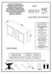 MARCKERIC BUFFET 2P 4T 14499 Notice De Montage