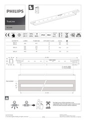 Philips TrueLine RC536B Manuel D'installation