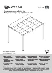 Naterial OMEGA 2022R09P01-0075 Notice De Montage, Utilisation Et Entretien