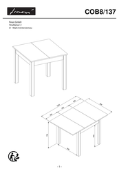 finori COB8/137 Instructions De Montage