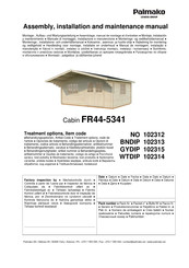 Lemeks Palmako FR44-5341 Assemblage, Manuel De Montage Et D'entretien