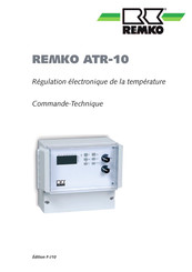 REMKO ATR Serie Mode D'emploi