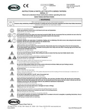 SIOUX STP10S3B12 Manuel D'instructions