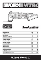 Worx Nitro Sonicrafter WX693.X Mode D'emploi