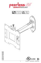 peerless-AV SmartMount SP740P Mode D'emploi