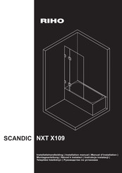 RIHO SCANDIC NXT X109 Manuel D'installation