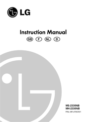 LG MH-2335NB Manuel D'instructions