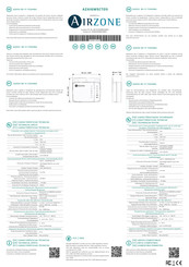 Airzone AZAI6WSC Serie Guide Rapide