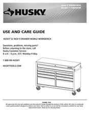 Husky 75809AHR Guide D'utilisation Et D'entretien