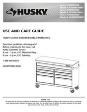 Husky H52MWC9GRY Guide D'utilisation Et D'entretien