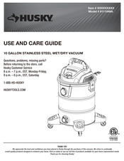 Husky 8111046A Guide D'utilisation Et D'entretien