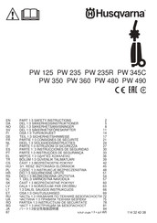 Husqvarna PW 125 Manuel D'utilisation