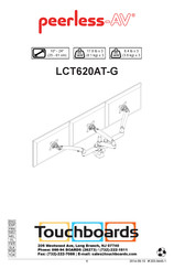 peerless-AV LCT620AT-G Mode D'emploi