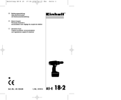 EINHELL AS-E 18-2 Mode D'emploi