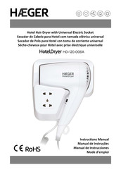 HAEGER HotelDryer HD-120.006A Mode D'emploi