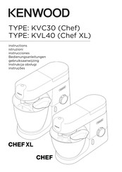 Kenwood Chef KVC3100S Manuel D'instructions