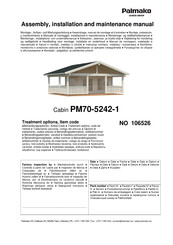 Lemeks Palmako PM70-5242-1 Assemblage, Manuel De Montage Et D'entretien