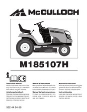 McCulloch M185107H Manuel D'instructions