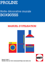 Proline BOX903SS Manuel D'utilisation