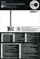 Omnimount DCM Manuel D'instructions