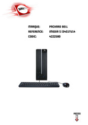 Acer Packard Bell IMEDIA S i34G1TU14 Manuel D'utilisation