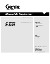 Genie Z-60 FE Manuel De L'opérateur