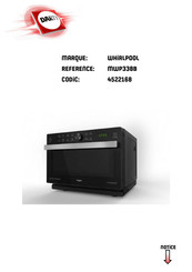 Whirlpool Supremechef MWPN 338 Guide Rapide