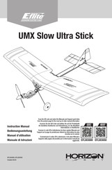 Horizon Hobby UMX Slow Ultra Stick Manuel D'utilisation