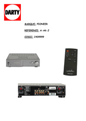 Pioneer A-A6-J Manuel D'utilisation