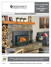 Regency Fireplace Products Cascades I2500 Manuel D'installation & D'utilisation