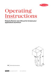 Fronius Robacta Reamer Instructions De Service