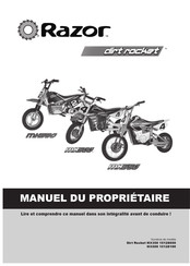 Razor Dirt rocket MX 500 2005 Manuel Du Propriétaire