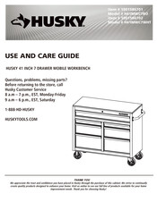 Husky H41MWC7BO Guide D'utilisation Et D'entretien