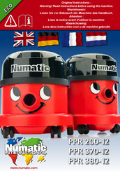 Numatic PPR 200-12 Mode D'emploi