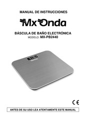 Mx Onda MX-PB2440 Manuel D'instructions