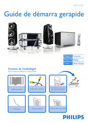 Philips MCD728 Guide De Démarrage Rapide