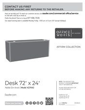 Sauder OFFICE WORKS 427442 Instructions De Montage