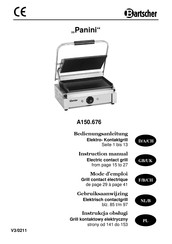 Bartscher A150676 Mode D'emploi