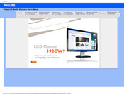 Philips 190CW9FB/00 Mode D'emploi