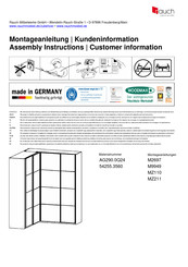 Rauch AG290.0Q24 Instructions De Montage