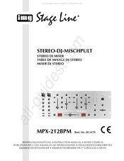 IMG STAGELINE 20.1670 Mode D'emploi