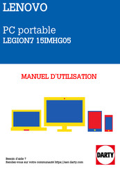 Lenovo Legion 7 15IMHg05 Guide D'utilisation