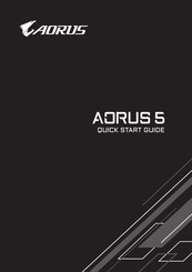 Gigabyte AORUS 5 SE4 Serie Guide De Démarrage Rapide