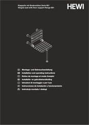Hewi 801.51.216S Notice De Montage Et Mode D'emploi