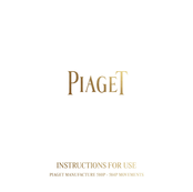 Piaget G0A45125 Mode D'emploi