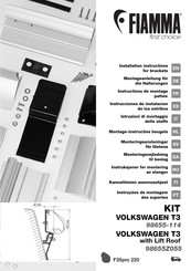 Fiamma 98655Z055 Instructions De Montage