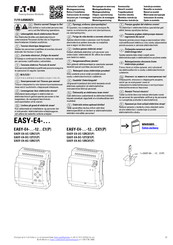 Eaton EASY-E4-UC-12RC1 Notice D'installation