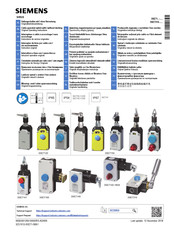 Siemens SIRIUS 3SE7310 Série Instructions De Service Originales