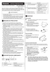 Panasonic FX-100-Z Serie Notice D'instructions